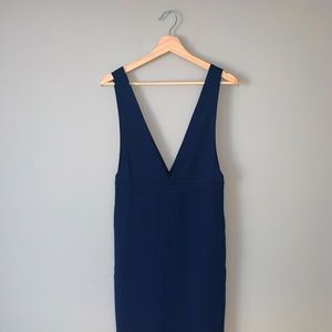 Navy blue jumper dress